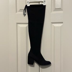 Unisa Black Suede Knee High boots size 9M